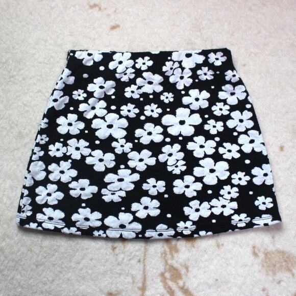 URBAN OUTFITTERS UO Stretchy Floral 90s Grunge Cottagecore Mini Skirt Women S - Picture 1 of 6